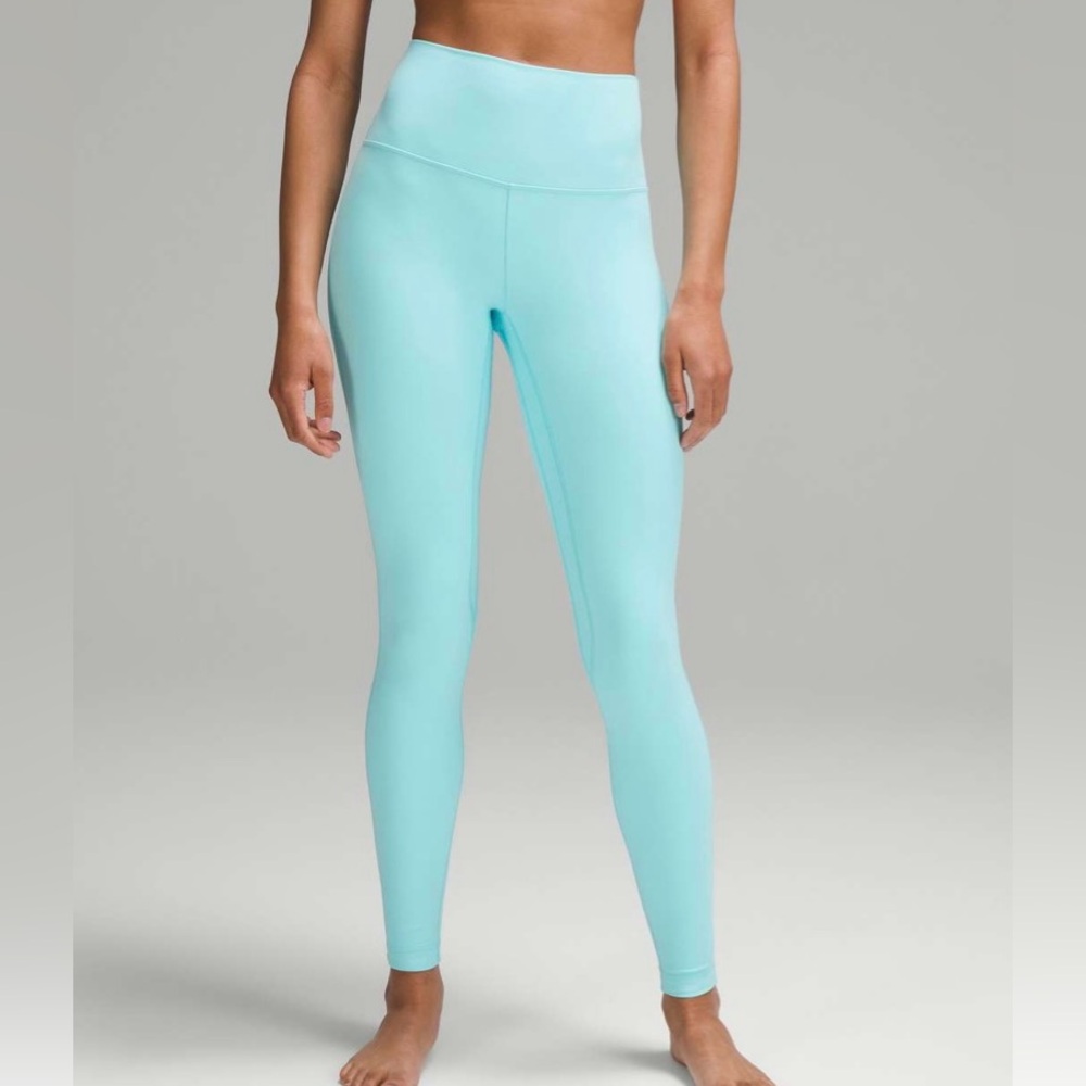 cyan blue lululemon align set